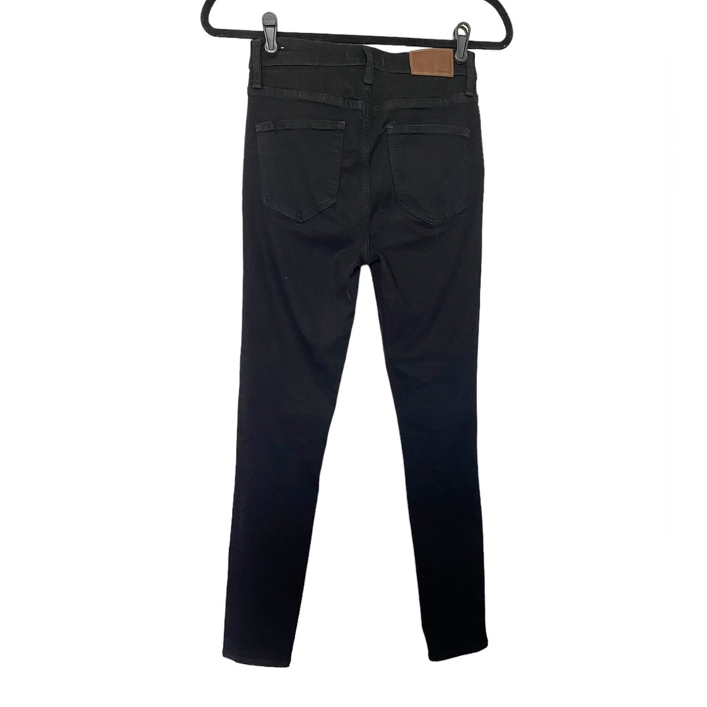 Madewell Roadtripper Jeans High Rise Skinny Boho Edgy Bennett Black Size 27 - Picture 6 of 9